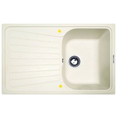 Врезная кухонная мойка 79 см, Zigmund & Shtain KLASSISCH 790, каменная соль