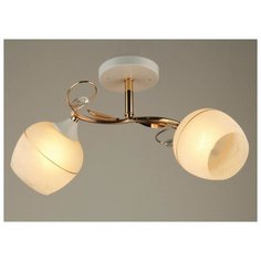 Люстра HIPER H020-2 2*E27*60Вт WHITE/GOLD