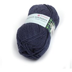 Пряжа для вязания ПЕХ Зимняя премьера (50% мериносовая шерсть, 50% акрил) 10х100г/150м цв.500 грозовое небо Пехорка ПЕХ.ЗИМ.ПР.500