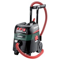Профессиональный пылесос Metabo ASR 35 M ACP (602058000), 1400 Вт, черный/зеленый