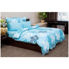 Постельное белье "Ночь нежна" из поплина; Нежный шелест; Размер:2.0 евро простыня наволочки 50 х 70