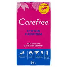 Прокладки ежедневные (салфетки) Carefree Flexi Form (30шт) (2 уп в наборе)