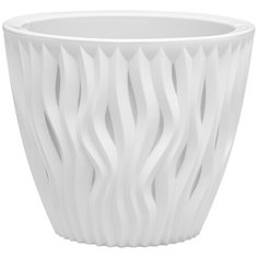 Кашпо "Вдохновение" 1,6л белый- белый BMC