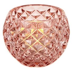 Подсвечник Омский свечной Нинон 9.5cm Pink MV 10022