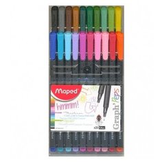 Ручка капиллярная Maped Graph Peps набор 20 цветов 749151
