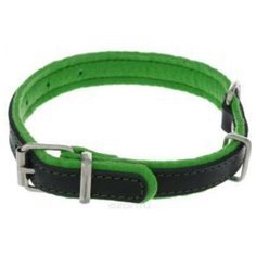 Ошейник Фетр 20 черныйзеленый оф20з Аркон