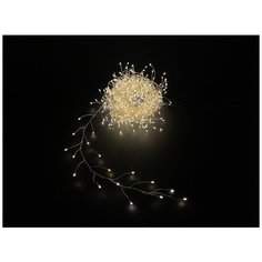 Гирлянда Luca Lighting Нить Капельки 84635, 1500 см, 600 ламп, теплый белый/серебристый провод