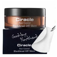 Ciracle Набор очищающих салфеток для удаления черных точек Pore Control Blackhead Off Sheet