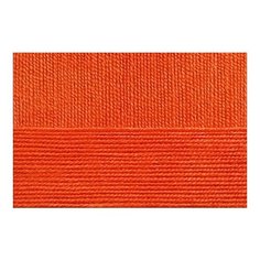 Пряжа Пехорская "Бисерная" 5 шт. в упак. цвет ярк. оранжевый (ПЕХ. бисер.189) Пехорка