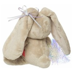 Мягкая игрушка Зайка Ми с новогодней подвеской (100% оригинальный Budi Basa), 15 см