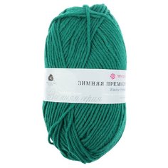 Пряжа Пехорка Зимняя премьера, 50 % мериносовая шерсть, 50 % акрил, 100 г, 150 м, 10 шт., 335 Изумруд