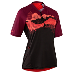 Футболка Decathlon размер M (40), Лиловый/Клубнично-Розовый/Черный