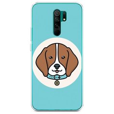 Силиконовый чехол "Собака в ошейнике" на Xiaomi Redmi 9 / Сяоми Редми 9 Case Place