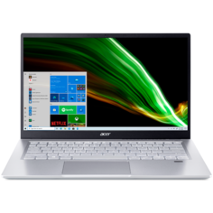 Ноутбук Acer Swift 3 SF314-511-57XA 14" FHD IPS/Core i5-1135G7/8GB/512GB SSD/Intel Iris Xe Graphics/Win 10 Home 64-bit/NoODD/серебристый (NX. ABLER.005)