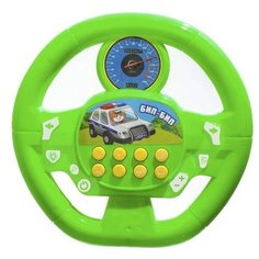 Развивающая игрушка Zabiaka Руль музыкальный Я водитель (SL-01943), зелeный