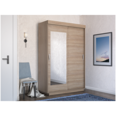 Шкаф-купе лайт 2-х дверный, 100х59,5х212, сонома Е1