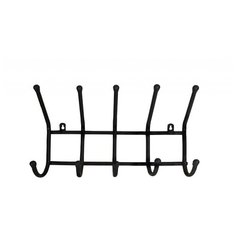 Вешалка настенная Волжаночка ВС-105 Престиж 5-ти рожков. (черная