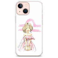 Силиконовый чехол "Весы образ" на Apple iPhone 13 mini / Айфон 13 мини Case Place