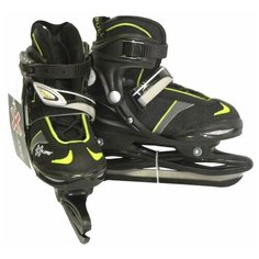 Коньки ледовые раздвижные Explore Spark 30-33 black