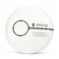 Умный датчик дыма Wi-Fi Sibling Powrnet-SM, с звуковой сиреной, самодиагностикой