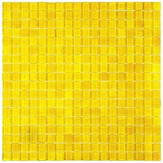 NT83 Мозаика одноцветная чип 15 стекло Alma Mono Color желтый квадрат глянцевый