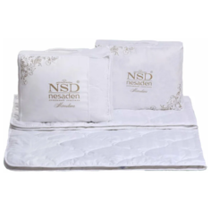 Одеяло NeSaDen Мирослава, 200 х 215 см (белый)