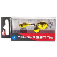 Тейл-спиннер Berkley Pulse Spintail 5 см. 5 г. Brown Chartreuse (1543267)