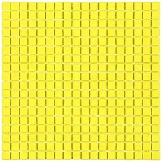 NE97 Мозаика одноцветная чип 15 стекло Alma Mono Color желтый квадрат глянцевый