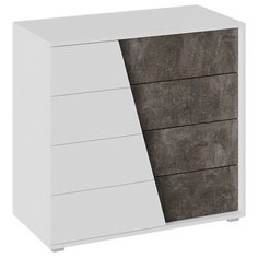 Клео Комод (Белый ясень/Ателье темное) Triya