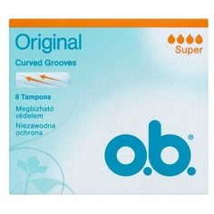 O.b. тампоны Original Super, 4 капли, 8 шт.