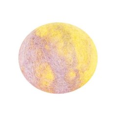 Мячик для кошек и собак Zoobaloo Фьюжн 4 см фиолетовый/желтый