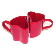 Набор кружек Влюбленные сердца эврика