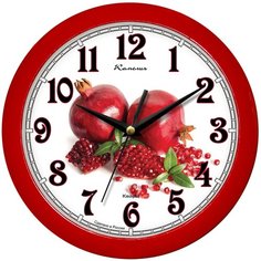 Часы настенные кварцевые Камелия Гранат 48518 гранат