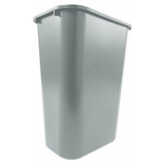 Корзина (ведро) для мусора прямоугольная офисная Soft Wastebaskets, 39 л, Серый, Rubbermaid
