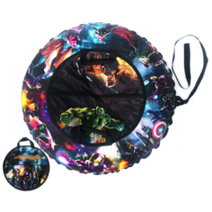 Тюбинг Forward Супергерои 100 см, черный