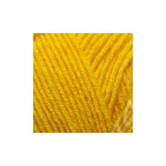 Пряжа для вязания ПЕХ Перспективная (50% мериносовая шерсть, 50% акрил) 5х100г/270м цв.012 желток Пехорка ПЕХ.персп.012