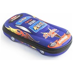 Эврика Пенал Автомобиль №3 цвет синий