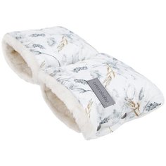 Муфты на ручку коляски AMAROBABY Snowy Travel Колос, белый.