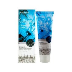 3W Clinic Пенка для лица с коллагеном Collagen Foam Cleansing 100 мл.