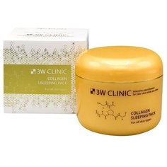 3W Clinic Маска ночная с коллагеном Sleeping Pack Collagen 100 мл.