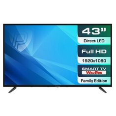 43" Телевизор Prestigio 43 Top WR LED (2021), черный