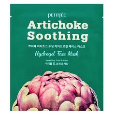 Petitfee Гидрогелевая маска с артишоком противоотечная Artichoke Soothing Hydrogel Face Mask