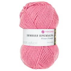 Пряжа Пехорка Зимняя премьера, 50 % мериносовая шерсть, 50 % акрил, 100 г, 150 м, 10 шт., 024 орхидея