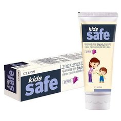 LION Детская зубная паста со вкусом винограда 3+ KIDS SAFE 90 г