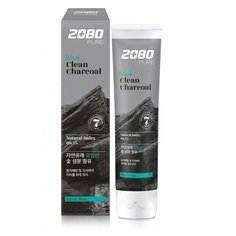Dental Clinic 2080 Зубная паста уголь и мята Black Clean Charcoal Toothpaste 120 г.