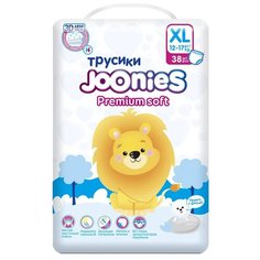Joonies Подгузники- трусики Premium Soft размер XL (12-17 кг) 38 шт