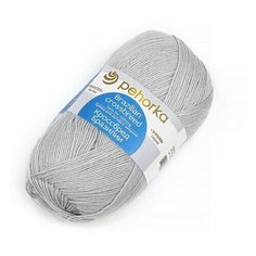 Пряжа Пехорская Кроссбред Бразилии 5 шт. в упак. цвет серый (ПЕХ. крос. браз.008) Пехорка