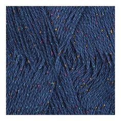 Пряжа для вязания ПЕХ Блестящее лето (95% мерсеризованный хлопок 5% метанит) 5х100г/380м цв.571 синий Пехорка ПЕХ.блест.лето.571