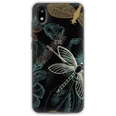 Силиконовый чехол Тени стрекоз на ZTE Blade A7 2019 / ЗТЕ Блейд A7 2019 Case Place