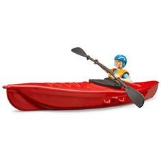 Игрушка для ванной Bruder Каяк с фигуркой (63-155) красный